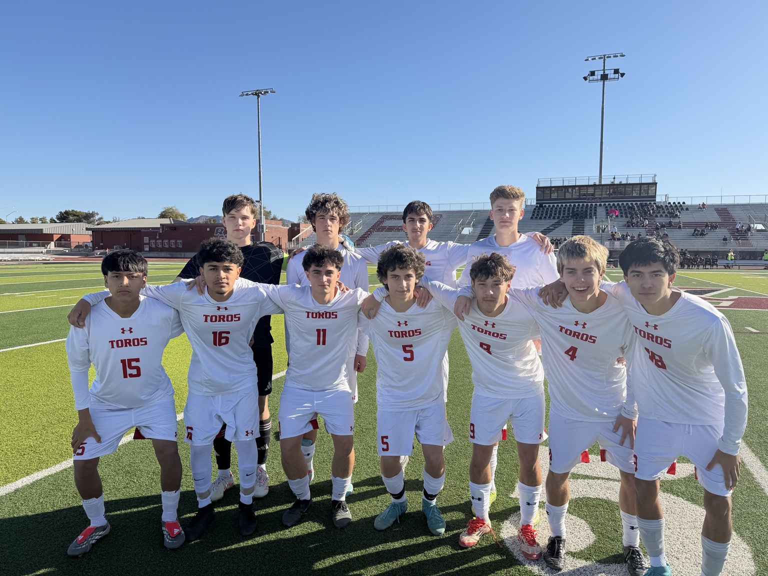 Mountain View boys soccer starting lineup